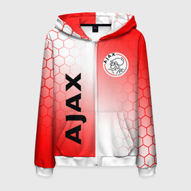 Мужская толстовка 3D на молнии с принтом FC AJAX AMSTERDAM / ФК АЯКС в Рязани, 100% полиэстер | длина до линии бедра, манжеты и пояс оформлены мягкой тканевой резинкой, двухслойный капюшон со шнурком для регулировки, спереди молния, по бокам два кармана | Тематика изображения на принте: ajax amsterdam | fifa | football | football club. | sport | uefa | английская премьер лига | аякс амстердам | лига финал | матч | спорт | уефа | финал | фифа | футбол | футбольный клуб