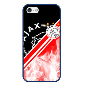 Чехол для iPhone 5/5S матовый с принтом FC AJAX AMSTERDAM / ФК АЯКС в Рязани, Силикон | Область печати: задняя сторона чехла, без боковых панелей | ajax amsterdam | fifa | football | football club. | sport | uefa | английская премьер лига | аякс амстердам | лига финал | матч | спорт | уефа | финал | фифа | футбол | футбольный клуб