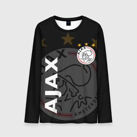 Мужской лонгслив 3D с принтом FC AJAX AMSTERDAM / ФК АЯКС в Рязани, 100% полиэстер | длинные рукава, круглый вырез горловины, полуприлегающий силуэт | Тематика изображения на принте: ajax amsterdam | fifa | football | football club. | sport | uefa | английская премьер лига | аякс амстердам | лига финал | матч | спорт | уефа | финал | фифа | футбол | футбольный клуб