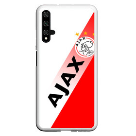 Чехол для Honor 20 с принтом FC AJAX AMSTERDAM / ФК АЯКС в Рязани, Силикон | Область печати: задняя сторона чехла, без боковых панелей | Тематика изображения на принте: ajax amsterdam | fifa | football | football club. | sport | uefa | английская премьер лига | аякс амстердам | лига финал | матч | спорт | уефа | финал | фифа | футбол | футбольный клуб