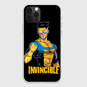 Чехол для iPhone 12 Pro с принтом Mark Grayson (Invincible) в Рязани, силикон | область печати: задняя сторона чехла, без боковых панелей | Тематика изображения на принте: allen | atom | debbie | eve | girl | grayson | immortal | invincible | man | mark | monster | nolan | omni | атом | атомная | вильтрум | вильтрумит | воительница | грейсон | дебби | ева | костюм | марк | монстр | мэн | неуязвимый |