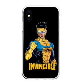 Чехол для iPhone XS Max матовый с принтом Mark Grayson (Invincible) в Рязани, Силикон | Область печати: задняя сторона чехла, без боковых панелей | Тематика изображения на принте: allen | atom | debbie | eve | girl | grayson | immortal | invincible | man | mark | monster | nolan | omni | атом | атомная | вильтрум | вильтрумит | воительница | грейсон | дебби | ева | костюм | марк | монстр | мэн | неуязвимый |