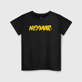 Детская футболка хлопок с принтом Neymar Jr logo в Рязани, 100% хлопок | круглый вырез горловины, полуприлегающий силуэт, длина до линии бедер | brazil | champions | fifa | junior | neymar | neymar jr | paris saint germain | psg | uefa | бразилия | джуниор | младший | наймар | неймар | пари сен жермен | петух | псж | сборная бразилии | уефа | фифа | футбик | футбол 