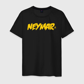 Мужская футболка хлопок с принтом Neymar Jr logo в Рязани, 100% хлопок | прямой крой, круглый вырез горловины, длина до линии бедер, слегка спущенное плечо. | brazil | champions | fifa | junior | neymar | neymar jr | paris saint germain | psg | uefa | бразилия | джуниор | младший | наймар | неймар | пари сен жермен | петух | псж | сборная бразилии | уефа | фифа | футбик | футбол 