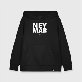 Детская толстовка хлопок с принтом Neymar Jr white logo в Рязани, 100% хлопок | Круглый горловой вырез, эластичные манжеты, пояс, капюшен | Тематика изображения на принте: brazil | champions | fifa | junior | neymar | neymar jr | paris saint germain | psg | uefa | бразилия | джуниор | младший | наймар | неймар | пари сен жермен | петух | псж | сборная бразилии | уефа | фифа | футбик | футбол 