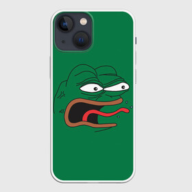 Чехол для iPhone 13 mini с принтом Pepe skin в Рязани,  |  | kekw | mem | pepe | smile | smiles | twitch | мемы | пепе | рофлан | смайл | смайлы | твитч