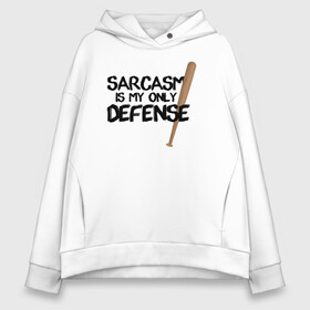 Женское худи Oversize хлопок с принтом Sarcasm is my only defense в Рязани, френч-терри — 70% хлопок, 30% полиэстер. Мягкий теплый начес внутри —100% хлопок | боковые карманы, эластичные манжеты и нижняя кромка, капюшон на магнитной кнопке | alpha | beta | derek | derek hale | omega | scott | scott mccall | serial | stiles | stiles stilinski | teen wolf | wolf | бета | волк | волки | волчонок | дерек | дерек хейл | оборотень | оборотни | ольфа | омега | сериал | скотт | скотт макколл | стайлз