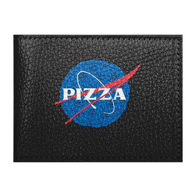 Обложка для студенческого билета с принтом NASA Pizza в Рязани, натуральная кожа | Размер: 11*8 см; Печать на всей внешней стороне | mars | moon | nasa | астероид | астронавт | астрономия | вселенная | гагарин | галактика | земля | илон | комета | космонавт | космос | луна | марс | маск | наса | небо | нло | пицца | планета | пришелец | ракета