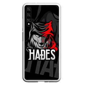 Чехол для Honor 20 с принтом Hades в Рязани, Силикон | Область печати: задняя сторона чехла, без боковых панелей | hades | roguelike | бесконечные круги ада | волк | компьютерная игра | красный | эмблема