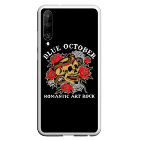 Чехол для Honor P30 с принтом Blue October в Рязани, Силикон | Область печати: задняя сторона чехла, без боковых панелей | alternative | art | blue october | indie | justin furstenfeld | rock | romantic | texas | печальный октябрь | рок | романтика