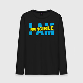 Мужской лонгслив хлопок с принтом I am Invincible в Рязани, 100% хлопок |  | Тематика изображения на принте: allen | invincible | omni man | omniman | superhero | алиен | аллен | инвинсибл | неуязвимый | омнимэн | супергерои