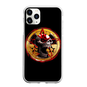 Чехол для iPhone 11 Pro матовый с принтом Five Finger Death Punch | FFDP в Рязани, Силикон |  | 5fdp | america | death | ffdp | finger | five | hard | metal | music | punch | rock | skull | states | united | usa | америка | метал | музыка | рок | сша | хард | череп