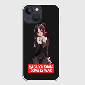 Чехол для iPhone 13 mini с принтом Kaguya sama: Love Is War в Рязани,  |  | ahegao | anime | chika | fujiwara | girl | girls | is | kaguya | love | sama | senpai | waifu | war | аниме | ахегао | в | вайфу | войне | госпожа | девушка | кагуя | как | любви | манга | на | семпай | сенпай | тян | тяночка | чика