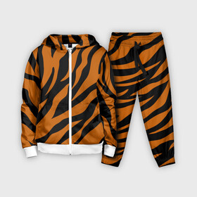 Детский костюм 3D с принтом Тигровый Камуфляж в Рязани,  |  | camo | tiger | камуфляж | полосы | тигр