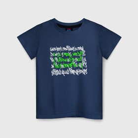 Детская футболка хлопок с принтом Без даты Underground в Рязани, 100% хлопок | круглый вырез горловины, полуприлегающий силуэт, длина до линии бедер | casual | ellesse | stone island | tnf | undate | underground | без даты | уннв