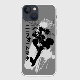 Чехол для iPhone 13 mini с принтом Nier в Рязани,  |  | 2b | ahegao | anime | girl | nier automata | replicant | waifu | аниме | ахегао | нир автомата | отаку | охегао | тян | тяночка