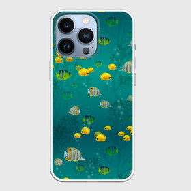 Чехол для iPhone 13 Pro с принтом Подводный мир. Рыбки в Рязани,  |  | fish | морские | морские рыбы | подводный мир | рыба | рыбки | рыбы