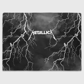 Плед 3D с принтом METALLICA РАЗРЯД МОЛНИИ в Рязани, 100% полиэстер | закругленные углы, все края обработаны. Ткань не мнется и не растягивается | metalica | metallica | группа | джеймс хэтфилд | кирк хэмметт | ларс ульрих | метал | металика | металлика | миталика | молния | музыка | разряд молнии | роберт трухильо | рок | трэш | трэшметал | хард | хеви