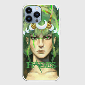 Чехол для iPhone 13 Pro Max с принтом Hades Artemis в Рязани,  |  | Тематика изображения на принте: artemis | hades | roguelike | артемида | бесконечные круги ада | богиня охоты и луны | компьютерная игра | мифология