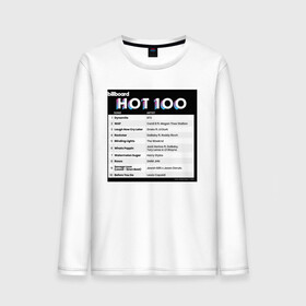 Мужской лонгслив хлопок с принтом BTS DYNAMITE BILLBOARD HOT-100 в Рязани, 100% хлопок |  | Тематика изображения на принте: bbma | bts | dynamite | j hope | jimin | jin | jk | rm | suga | v | чарт топ