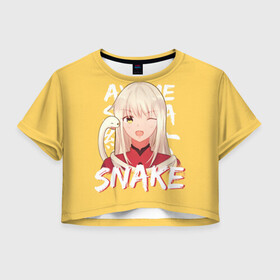 Женская футболка Crop-top 3D с принтом The Snake Ayame Sohma в Рязани, 100% полиэстер | круглая горловина, длина футболки до линии талии, рукава с отворотами | akito | anime | cat | fruits basket | furuba | furuba reboot | god | honda | kyo | rat | sohma | the chinese zodiac | tohru | yuki | акито | аниме | бог | знаки зодиака | кё | китайский гороскоп | корзинка фруктов | мышь | сома | тору | фуруба | хонда | х