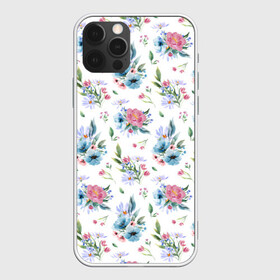 Чехол для iPhone 12 Pro Max с принтом Весенние акварельные цветы в Рязани, Силикон |  | flowers art | illustration | pattern | spring | summer | watercolor | wildflowers | акварель | акварельные краски | акварельный рисунок | букет | бутоны | весна | лето | полевые цветы | узор из цветов | цветочная иллюстрация