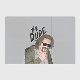 Магнитный плакат 3Х2 с принтом The Dude в Рязани, Полимерный материал с магнитным слоем | 6 деталей размером 9*9 см | Тематика изображения на принте: big lebowski | donney | dude | lebowski | the big lebowski | the dude | walter | большой лебовски | лебовски | чувак