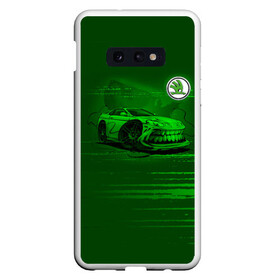 Чехол для Samsung S10E с принтом Skoda в Рязани, Силикон | Область печати: задняя сторона чехла, без боковых панелей | auto | drift | skoda | sport | авто | автомобили | автомобиль | автомобильные | бренд | внедорожники | дрифт | легковые | марка | спорт | шкода