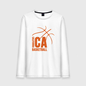 Мужской лонгслив хлопок с принтом California Basket в Рязани, 100% хлопок |  | basketball | game | lakers | nba | sport | streetball | баскетбол | баскетболист | игра | игрок | калифорния | мяч | нба | спорт | стритбол | тренер