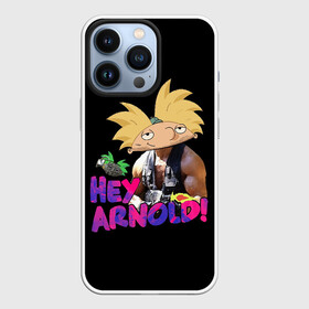 Чехол для iPhone 13 Pro с принтом Hey Arnold (Predator) в Рязани,  |  | arnie | arnold | burt | gerald | hey | johanssen | martin | nickelodeon | predator | арни | арнольд | берт | джеральд | джохансен | мартин | мульт | мультфильм | никелодеон | хищник | шварценеггер | эй