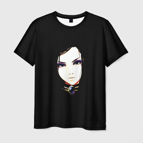 Мужская футболка 3D с принтом девушка в Рязани, 100% полиэфир | прямой крой, круглый вырез горловины, длина до линии бедер | girl | голова | девушка | красота | лицо