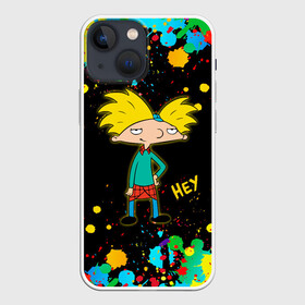 Чехол для iPhone 13 mini с принтом Эй, Арнольд   Hey, Arnold в Рязани,  |  | Тематика изображения на принте: arnold shortman | helga pataki | hey | hey arnold | nickelodeon | арнольд | арнольд шортмэн | гарольд | детям | джеральд | мальчик | мультфильм | никелодеон | парень | репоголовый | ронда | сидни | старые мультики | стинки