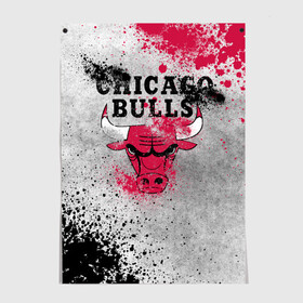 Постер с принтом CHICAGO BULLS [8] в Рязани, 100% бумага
 | бумага, плотность 150 мг. Матовая, но за счет высокого коэффициента гладкости имеет небольшой блеск и дает на свету блики, но в отличии от глянцевой бумаги не покрыта лаком | basketball | bulls | chicago | chicago bulls | jordan | nba | баскетбол | джордан | нба | чикаго буллз