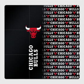 Магнитный плакат 3Х3 с принтом CHICAGO BULLS [7] в Рязани, Полимерный материал с магнитным слоем | 9 деталей размером 9*9 см | Тематика изображения на принте: basketball | bulls | chicago | chicago bulls | jordan | nba | баскетбол | джордан | нба | чикаго буллз