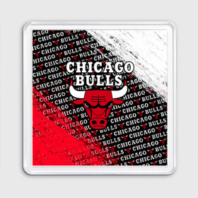 Магнит 55*55 с принтом CHICAGO BULLS [6] в Рязани, Пластик | Размер: 65*65 мм; Размер печати: 55*55 мм | Тематика изображения на принте: basketball | bulls | chicago | chicago bulls | jordan | nba | баскетбол | джордан | нба | чикаго буллз