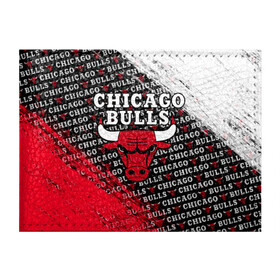 Обложка для студенческого билета с принтом CHICAGO BULLS [6] в Рязани, натуральная кожа | Размер: 11*8 см; Печать на всей внешней стороне | basketball | bulls | chicago | chicago bulls | jordan | nba | баскетбол | джордан | нба | чикаго буллз