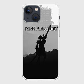 Чехол для iPhone 13 mini с принтом Nier Automata (Z) в Рязани,  |  | automata | bayonetta | drakengard | nier | nier automata | rpg | yorha | yorha 2b | компьютерная игра | ниэр | рпг