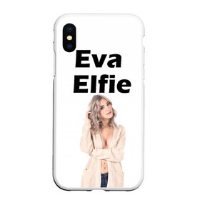 Чехол для iPhone XS Max матовый с принтом Eva Elfie в Рязани, Силикон | Область печати: задняя сторона чехла, без боковых панелей | eva elfie | eva elfie print | актер | актриса | ева элфи | кино