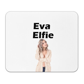 Коврик для мышки прямоугольный с принтом Eva Elfie в Рязани, натуральный каучук | размер 230 х 185 мм; запечатка лицевой стороны | eva elfie | eva elfie print | актер | актриса | ева элфи | кино
