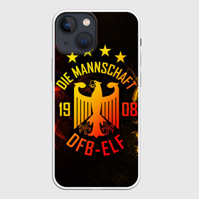 Чехол для iPhone 13 mini с принтом Сборная Германии в Рязани,  |  | die mannschaft | германия | сборная германии | футбол | чемпионат европы | чемпионат мира