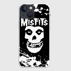 Чехол для iPhone 13 mini с принтом MISFITS [4] в Рязани,  |  | misfits | music | rock | мисфитс | музыка | рок