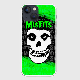 Чехол для iPhone 13 mini с принтом MISFITS [3] в Рязани,  |  | misfits | music | rock | мисфитс | музыка | рок