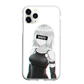 Чехол для iPhone 11 Pro Max матовый с принтом A2 | WAIFU в Рязани, Силикон |  | 2a | 2б | ahegao | anime | automata | b2 | cyber | emil | girl | girls | glitch | hikka | neon | nier | senpai | waifu | yorha | а2 | аниме | ахегао | вайфу | глитч | глич | девушка | кибер | манга | неон | семпай | сенпай | тян | тяночка | 