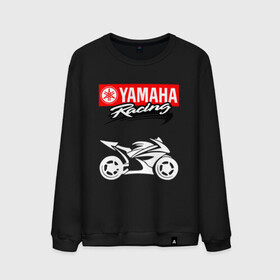 Мужской свитшот хлопок с принтом YAMAHA / ЯМАХА / RACING в Рязани, 100% хлопок |  | motorcycle | yamaha | yzf r6. | байк | байкер | мотоспорт | мототехника | мотоцикл | мотоциклист | скутер | ямаха