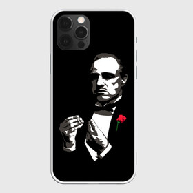 Чехол для iPhone 12 Pro Max с принтом Крёстный Отец | The Godfather в Рязани, Силикон |  | corleone | dad | don | father | gangster | godfather | mafia | rose | the | vito | вито | гангстер | дон | корлеоне | крёстный | криминал | мафиози | мафиозник | мафия | отец | роза