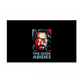 Бумага для упаковки 3D с принтом The Dude Abides (Лебовски) в Рязани, пластик и полированная сталь | круглая форма, металлическое крепление в виде кольца | Тематика изображения на принте: abide | big | dude | jeff | lebowski | the | большой | лебовски | фильм | чувак