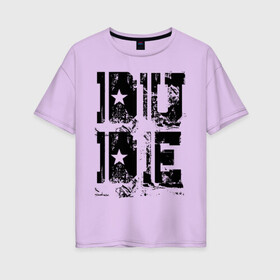 Женская футболка хлопок Oversize с принтом Dude в Рязани, 100% хлопок | свободный крой, круглый ворот, спущенный рукав, длина до линии бедер
 | big lebowski | dude | hype | большой лебовски | хайп | чувак