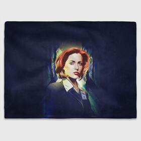 Плед 3D с принтом Dana Scully в Рязани, 100% полиэстер | закругленные углы, все края обработаны. Ткань не мнется и не растягивается | Тематика изображения на принте: dana | dana scully | fbi | fox | fox mulder | i want to believe | mulder | scully | the truth is out there | the x files | trust no one | x file | xfile | дана | дана скалли | малдер | секретные материалы | скалли | фбр | фокс | фокс малдер | х файл | хфа