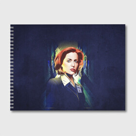 Альбом для рисования с принтом Dana Scully в Рязани, 100% бумага
 | матовая бумага, плотность 200 мг. | Тематика изображения на принте: dana | dana scully | fbi | fox | fox mulder | i want to believe | mulder | scully | the truth is out there | the x files | trust no one | x file | xfile | дана | дана скалли | малдер | секретные материалы | скалли | фбр | фокс | фокс малдер | х файл | хфа