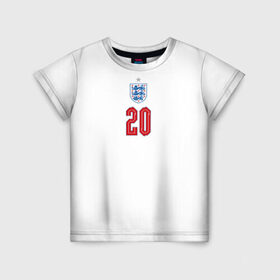 Детская футболка 3D с принтом Фил Фоден форма Англия в Рязани, 100% гипоаллергенный полиэфир | прямой крой, круглый вырез горловины, длина до линии бедер, чуть спущенное плечо, ткань немного тянется | Тематика изображения на принте: 2020 | 2021 | euro | fifa | fil | foden | uefa | аглийская | англичане | англия | евро | сборная англии | сборной | уефа | фил фоден | филип | фифа | фоден | форма | футбол | футбольная